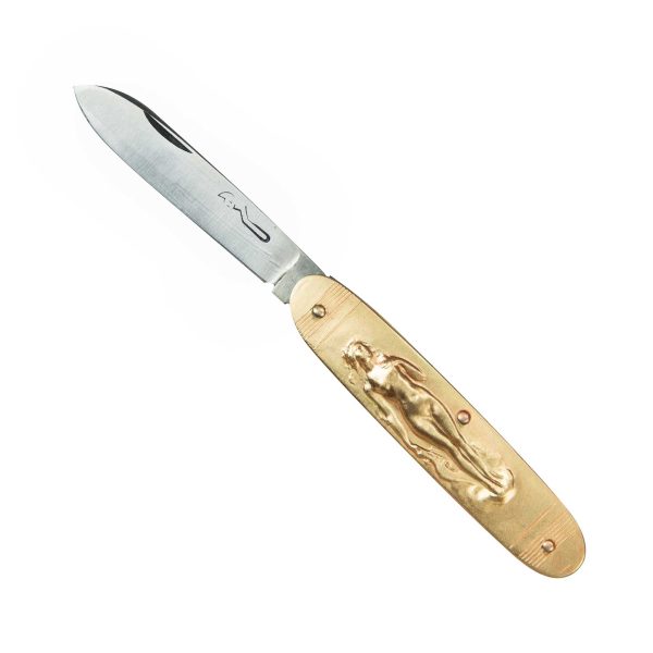 COUTEAU COURSOLLE PETIT VENUS 1 PIECE MANCHE LAITON - 125V