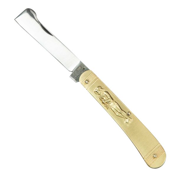COUTEAU COURSOLLE GREFFOIR MOYEN CABRETTE FILEUSE 1 PIECE MANCHE YATAGAN LAITON - 260G