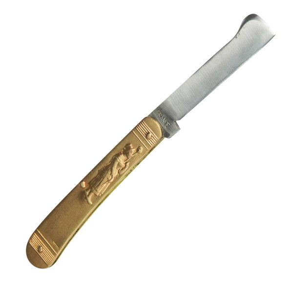 COUTEAU COURSOLLE GREFFOIR MOYEN CABRETTE FILEUSE 1 PIECE MANCHE YATAGAN LAITON - 260G – Image 2