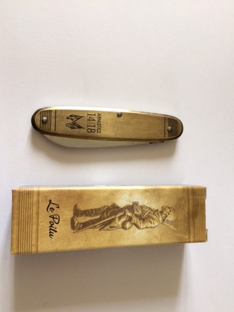 COUTEAU COURSOLLE MOYEN LE POILU DATE 14/18 1ERE GUERRE 1  PIÈCE - 296 – Image 2