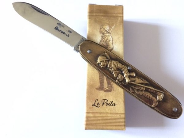COUTEAU COURSOLLE MOYEN LE POILU DATE 14/18 1ERE GUERRE 1  PIÈCE - 296 – Image 3