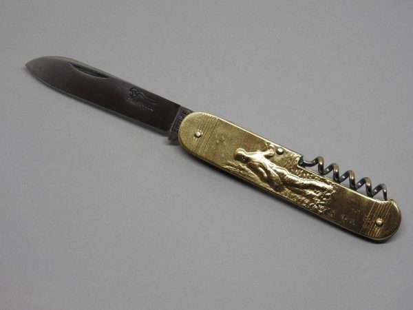COUTEAU COURSOLLE GRAND SEMEUR  FAUCHEUR 2  PIÈCES  TIRE-BOUCHON   MANCHE LAITON - 249