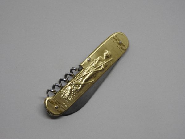COUTEAU COURSOLLE GRAND SEMEUR  FAUCHEUR 2  PIÈCES  TIRE-BOUCHON   MANCHE LAITON - 249 – Image 4