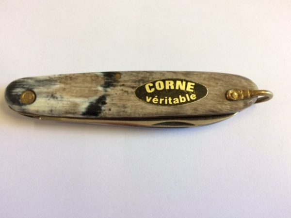 COUTEAU NAVETTE CORNE - 187