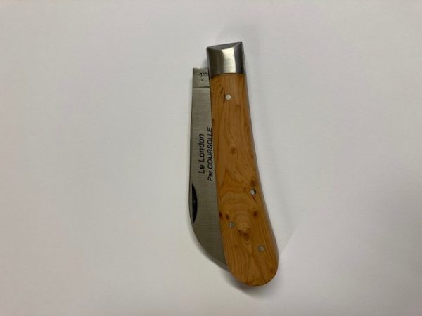 COUTEAU LONDON  A MITRE  MANCHE BOIS DE GENEVRIER LON 250 CA – Image 2
