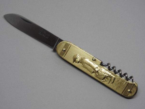 COUTEAU COURSOLLE GRAND PECHEUR BRETON 2  PIÈCES  TIRE-BOUCHON   MANCHE LAITON - 249