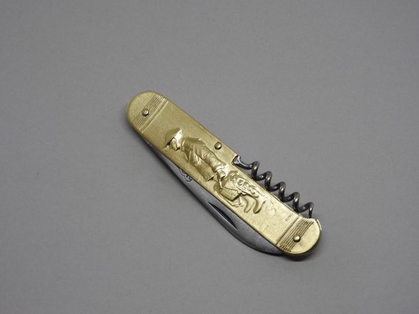 COUTEAU COURSOLLE GRAND PECHEUR BRETON 2  PIÈCES  TIRE-BOUCHON   MANCHE LAITON - 249 – Image 4