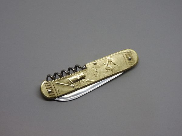 COUTEAU COURSOLLE GRAND PECHEUR BRETON 2  PIÈCES  TIRE-BOUCHON   MANCHE LAITON - 249 – Image 2
