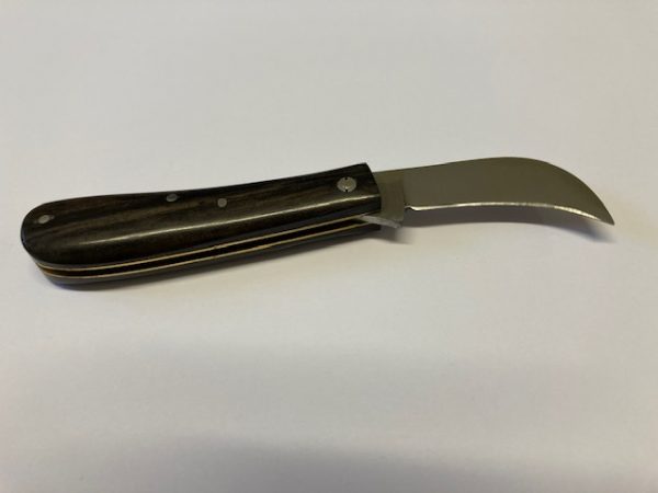 COUTEAU SERPETTE  75MM MANCHE EBENE -90 EB – Image 4