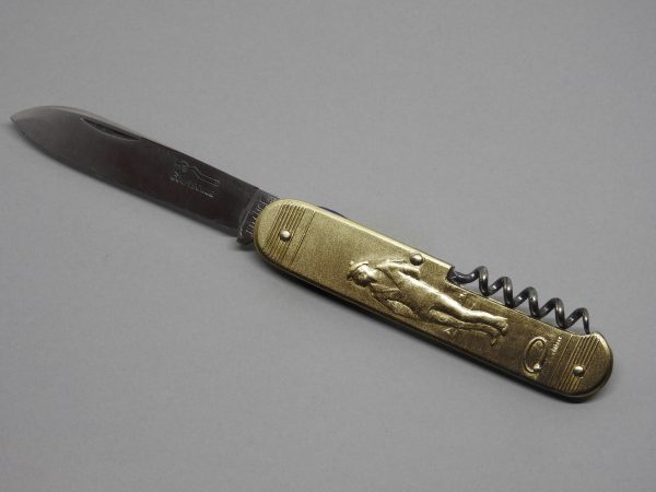 COUTEAU COURSOLLE GRAND MATELOT ET QUAI 2  PIÈCES  TIRE-BOUCHON   MANCHE LAITON - 249