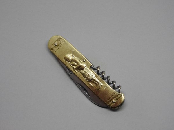 COUTEAU COURSOLLE GRAND JOUEUR DE  BINIOU ET FILEUSE 2  PIÈCES  TIRE-BOUCHON   MANCHE LAITON - 249 – Image 3