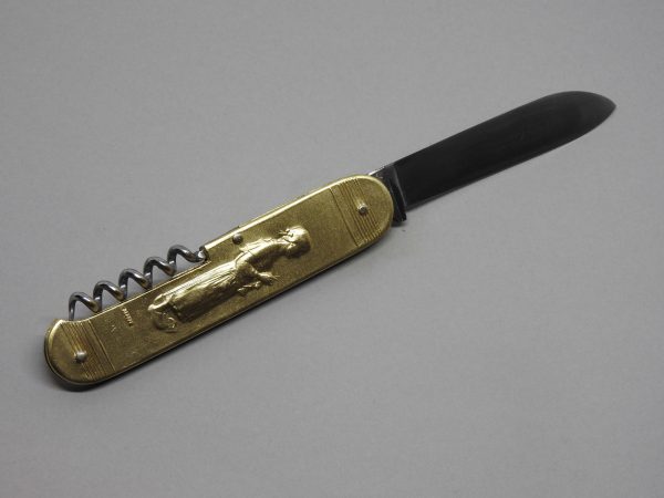 COUTEAU COURSOLLE GRAND JOUEUR DE  BINIOU ET FILEUSE 2  PIÈCES  TIRE-BOUCHON   MANCHE LAITON - 249 – Image 4
