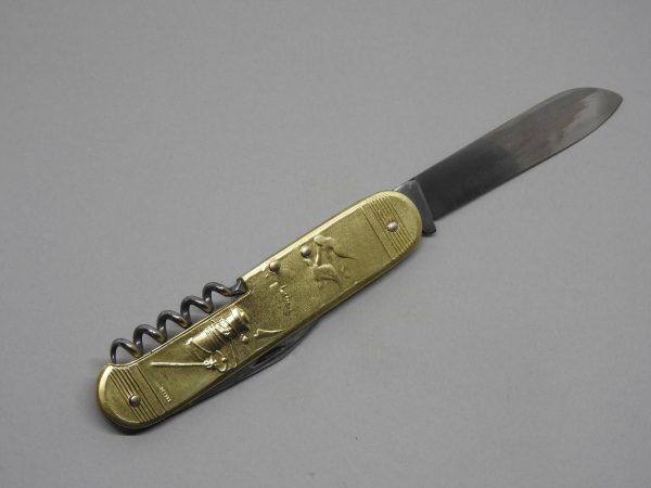 COUTEAU COURSOLLE GRAND MATELOT 3  PIÈCES  TIRE-BOUCHON CANIF  MANCHE LAITON - 248 – Image 5