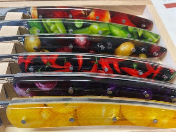 COUTEAU THIERS TABLE COFFRET DE 6 COUTEAUX DE TABLE  9912THFRUIT – Image 4