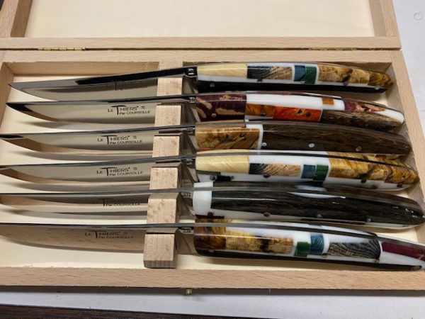 COUTEAU THIERS TABLE COFFRET DE 6 COUTEAUX DE TABLE  9912THTETRIS