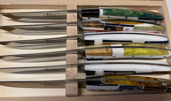 COUTEAU THIERS TABLE COFFRET DE 6 COUTEAUX DE TABLE  9912THTETRIS