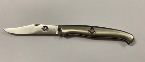 COUTEAU LE PHENIX TOUT INOX 1 PIECE MAÇONNIQUE PHENIX2001 – Image 5