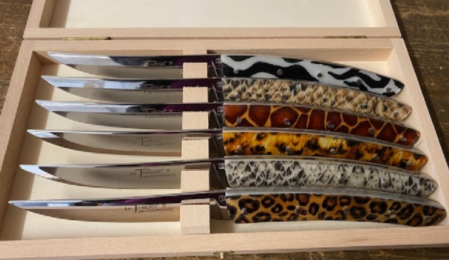 COUTEAU THIERS TABLE COFFRET DE 6 COUTEAUX DE TABLE 9912THAFRICA – Image 3