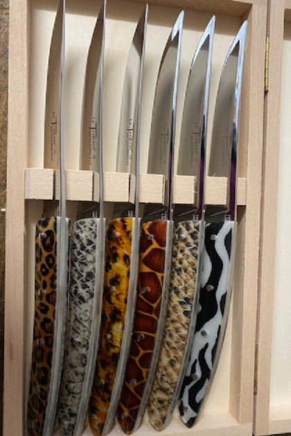 COUTEAU THIERS TABLE COFFRET DE 6 COUTEAUX DE TABLE 9912THAFRICA – Image 2