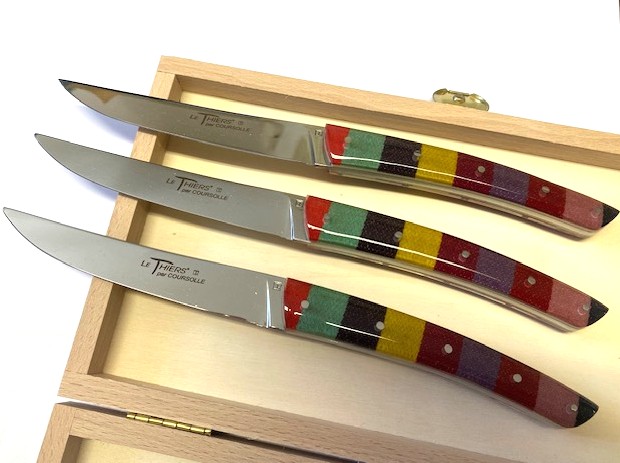 COUTEAU THIERS TABLE COFFRET DE 6 COUTEAUX DE TABLE 9912THMULTI – Image 3